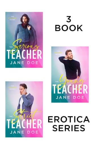 Premade Erotica, Romance Book Cover: The College Series (3 Covers)