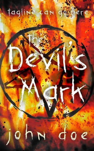 Premade Horror, Paranormal, Thriller & Suspense Ebook Cover: The Devil's Mark