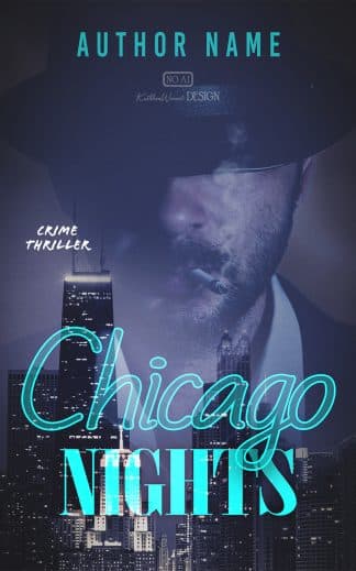 Premade Action & Adventure, Thriller & Suspense Book Cover: Chicago Nights - Crime Thriller - Noir