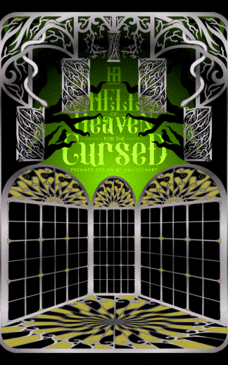 Pre-made Fantasy, Paranormal Book Cover: PreHalt32 HELL OF HEAVEN FOR THE CURSED