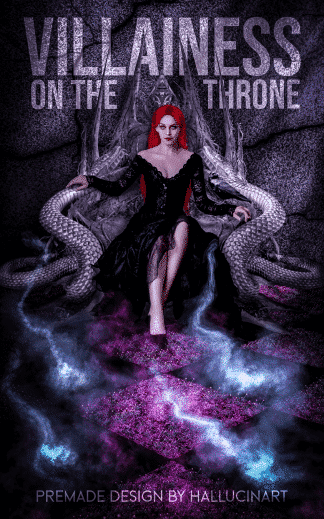 Pre-made Fantasy, Young Adult Book Cover: PreHalt39 VILLAINESS ON THE THRONE