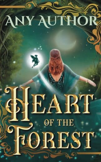 Pre-made Fantasy, Romance Book Cover: Heart of the Forest