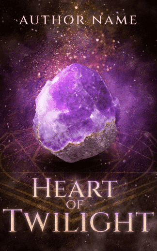Pre-made Fantasy Book Cover: Heart of Twilight