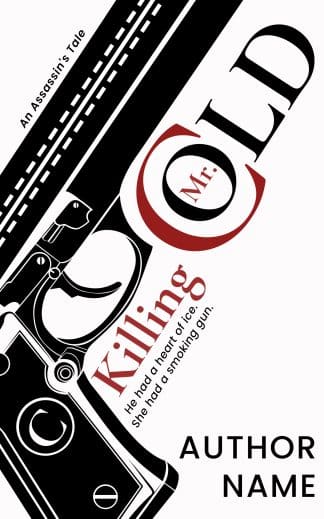 Ready Made Action & Adventure, Thriller & Suspense Book Cover: KILLING MR. COLD - Noir Crime and Assassin Thriller Premade Book Cover