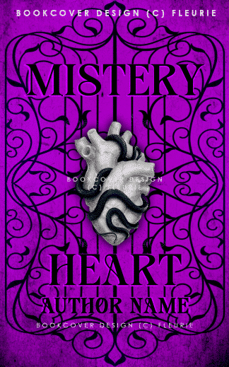 Ready Made Fantasy, Paranormal Ebook Cover: Mistery Heart - Premade Cover