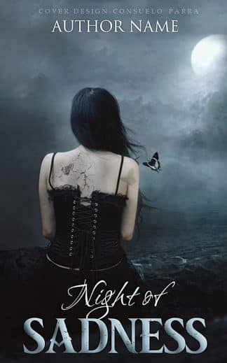 Pre-made Fantasy, Young Adult Book Cover: Night of Sadness