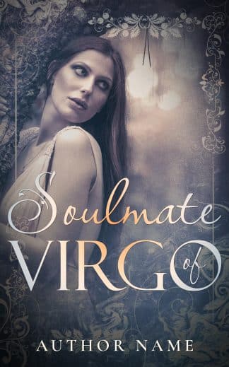 Ready Made Fantasy, Paranormal, Romance Ebook Cover: SOULMATE OF VIRGO - Paranormal Romance & Zodiac Fantasy Premade Book Cover