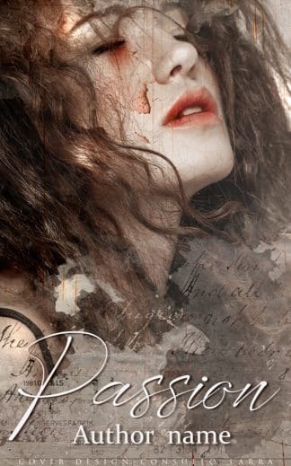 Ready Made Literary Fiction, Romance Book Cover: Passion