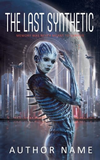 Premade Sci-Fi Cover Design: The Last Synthetic