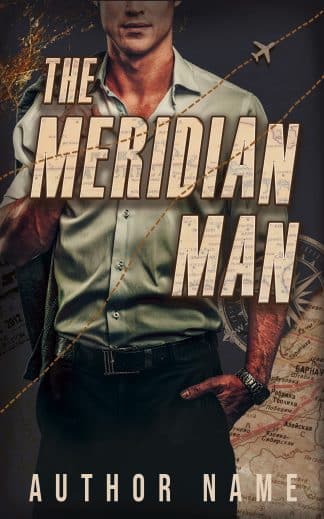 Premade Action & Adventure, Mystery, Thriller & Suspense Book Cover: The Meridian Man