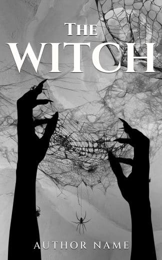 Ready Made Horror Cover Design: THE WITCH - Gothic Horror and Dark Paranormal Premade Book Cover