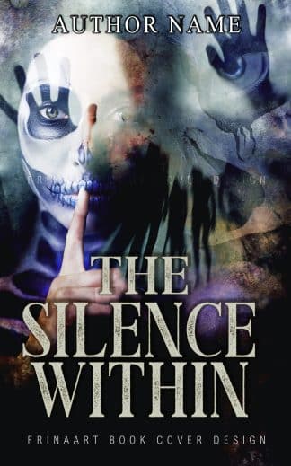 Ready Made Horror, Thriller & Suspense Ebook Cover: The Silence Within — Psychological Thriller / Horror / Dark Fiction Premade Cover