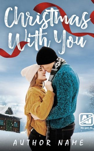 Premade Romance, Young Adult Ebook Cover: Christmas With You