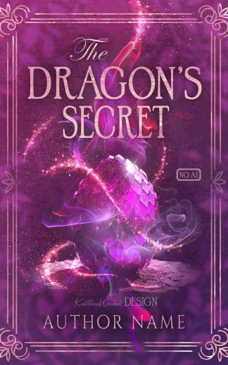 Pre-made Fantasy, Romance, Mystery Cover Design: The Dragon's Secret – Fantasy Romance