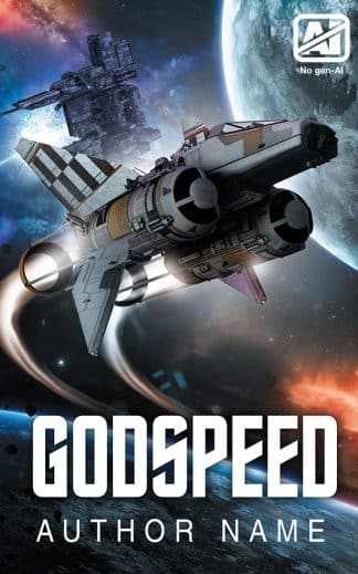Premade Sci-Fi Cover Design: Godspeed