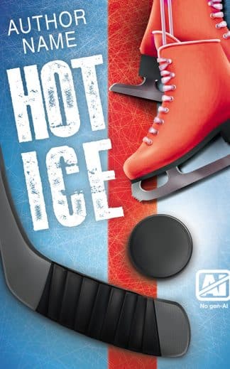 Pre-made Chick Lit, Cozy, Romance Ebook Cover: Hot Ice
