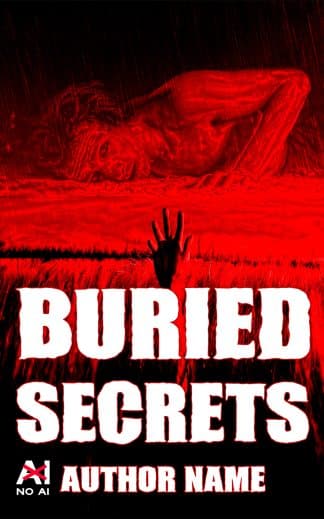 Premade Horror, Paranormal Ebook Cover: Buried Secrets