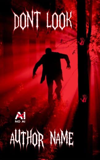 Premade Horror, Thriller & Suspense Cover Design: Dont look