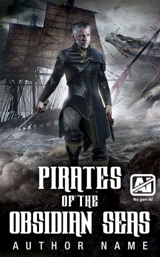 Pre-made Action & Adventure, Fantasy Book Cover: Pirates of Obsidian Seas