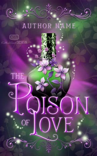 Premade Fantasy, Romance, Paranormal Ebook Cover: The Poison of Love - Dark Fantasy Romance