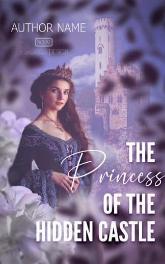 Premade Historical Fiction, Romance Cover Design: The Princess Of The Hidden Castle - Fantasy Romance
