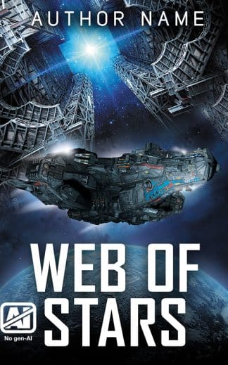 Premade Sci-Fi Cover Design: Web of Stars