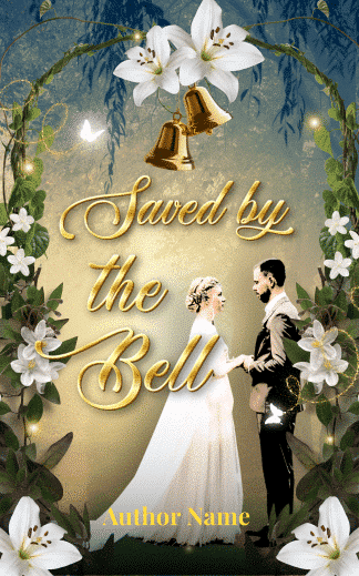 Premade Comedy, Romance Book Cover: Saved by the Bell