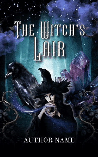 Ready Made Fantasy, Paranormal, Thriller & Suspense Book Cover: The Witch's Lair