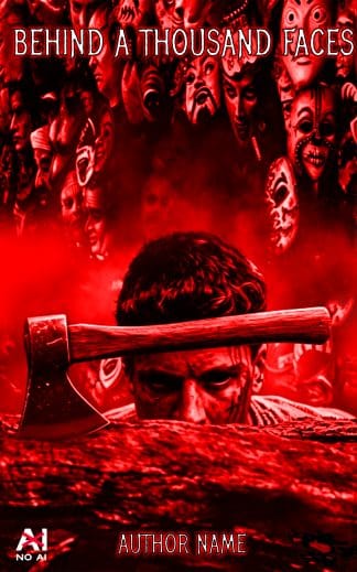 Pre-made Horror Ebook Cover: Behind a thousand faces
