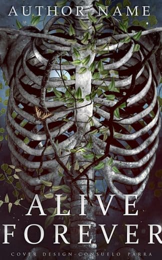 Premade Literary Fiction, Horror, Mystery Book Cover: Alive Forever