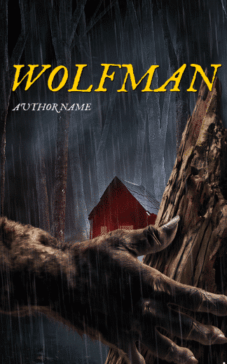 Pre-made Horror Ebook Cover: Wolfman