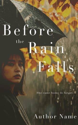 Pre-made Literary Fiction, Romance Book Cover: Before The Rain Falls - Emotional Literary / Contemporary Romance