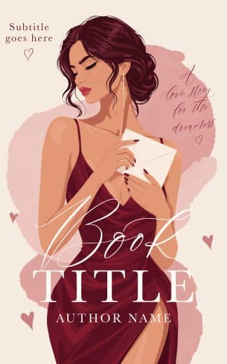 Ready Made Romance, Young Adult Book Cover: Illustrated Romance Pre-made Book Cover — Hand-Drawn Vector Art for Romantic Comedy and Contemporary Love Story