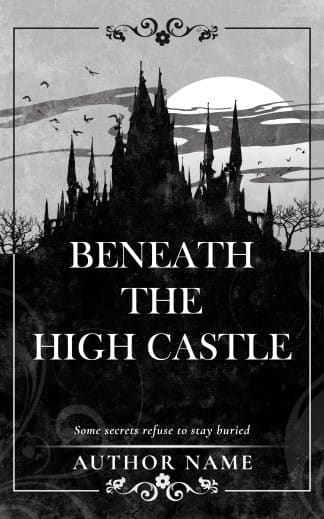 Pre-made Fantasy, Horror Cover Design: BENEATH THE HIGH CASTLE - Dark Fantasy & Vampire Horror Premade Book Cover