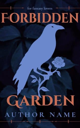 Pre-made Fantasy, Literary Fiction, Romance Book Cover: Forbidden Garden