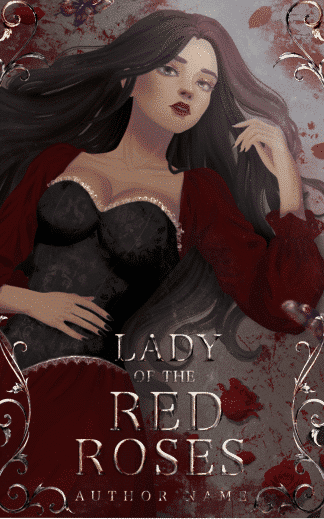 Pre-made Fantasy, Romance, Young Adult Book Cover: Lady of the Red Roses