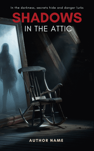 Premade Horror Ebook Cover: ATTIC