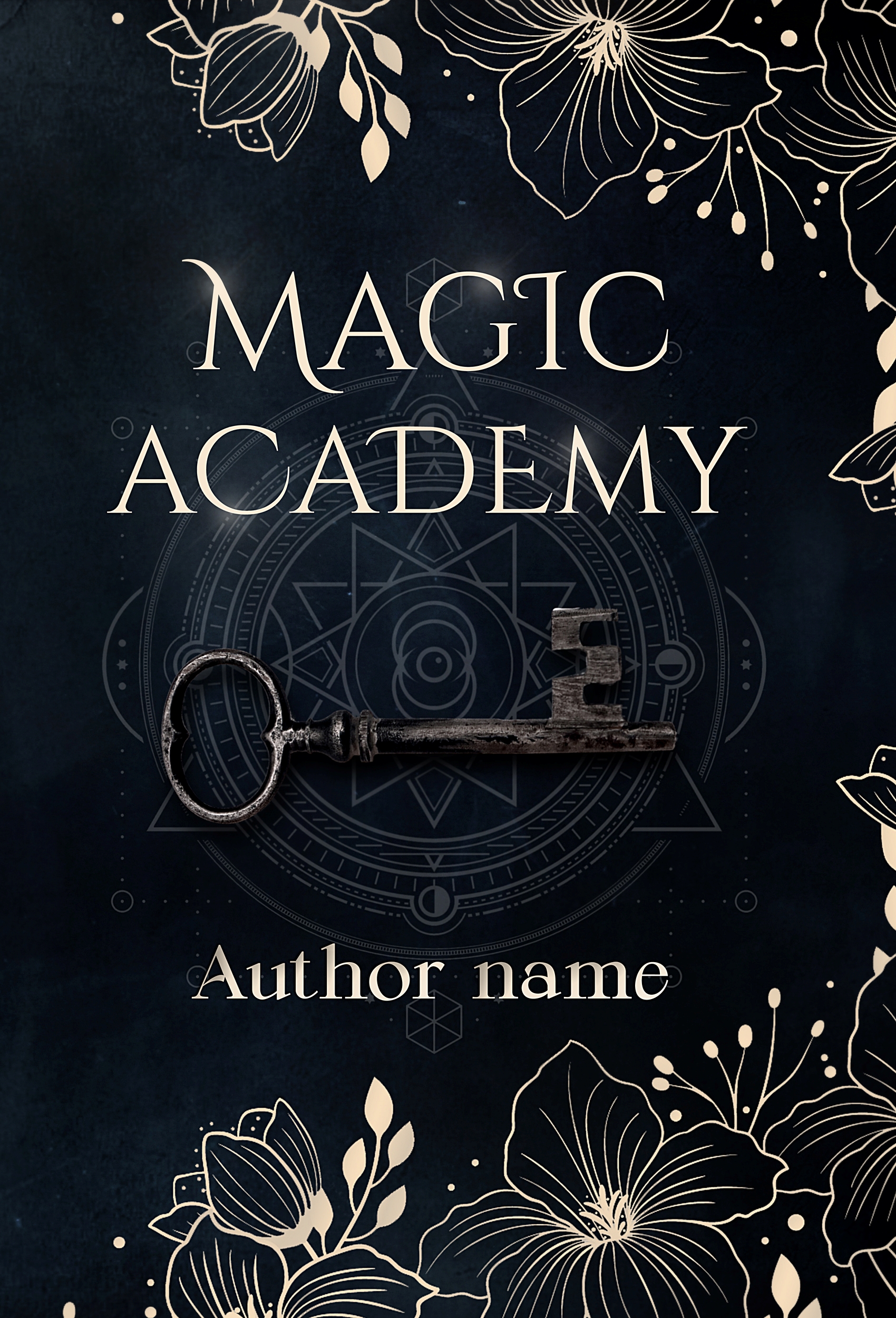 Pre-made Fantasy, Paranormal, Young Adult Ebook Cover: Magic academy (Ebook and paperback)