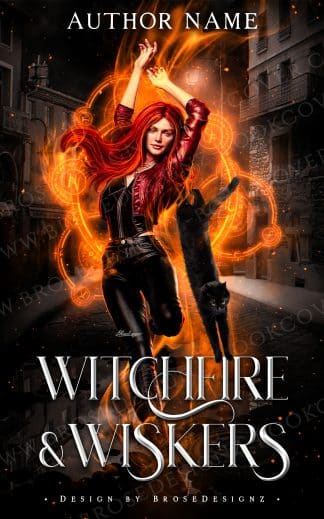 Pre-made Fantasy, Paranormal, Young Adult Cover Design: Witchfire & Wiskers-fantasy book cover