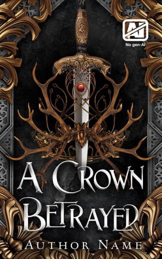 Pre-made Fantasy Book Cover: A Crown Betrayed