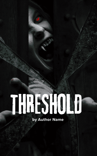 Pre-made Horror Cover Design: THRESHOLD