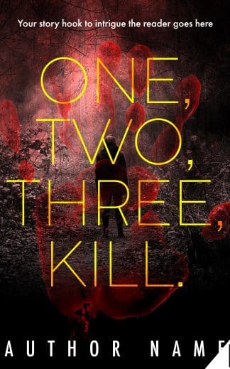 Ready Made Action & Adventure, Mystery, Thriller & Suspense Book Cover: One, Two, Three, Kill - Premade Book Cover