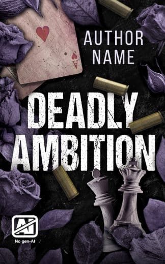 Premade Romance, Thriller & Suspense Book Cover: Deadly Ambition