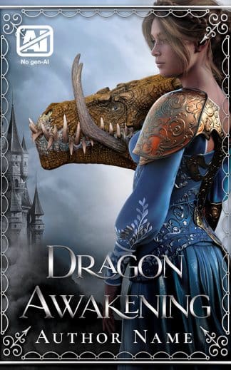 Pre-made Fantasy Cover Design: Dragon Awakening