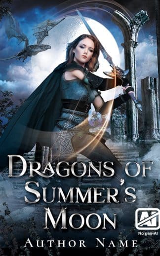 Pre-made Fantasy Cover Design: Dragons of Summer's Moon