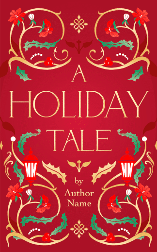 Premade Cozy, Romance Cover Design: A Holiday Tale