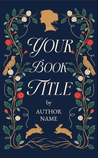 Pre-made Fantasy, Literary Fiction, Romance Cover Design: Illustrated Romance Book Cover
