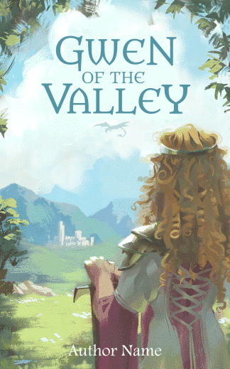 Pre-made Fantasy, Young Adult Ebook Cover: Gwen of the Valley
