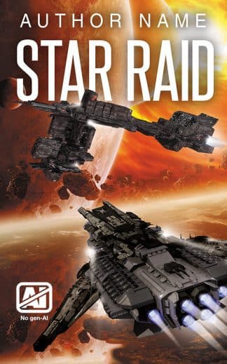 Ready Made Sci-Fi Ebook Cover: Star Raid