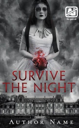 Pre-made Horror Ebook Cover: Survive the Night